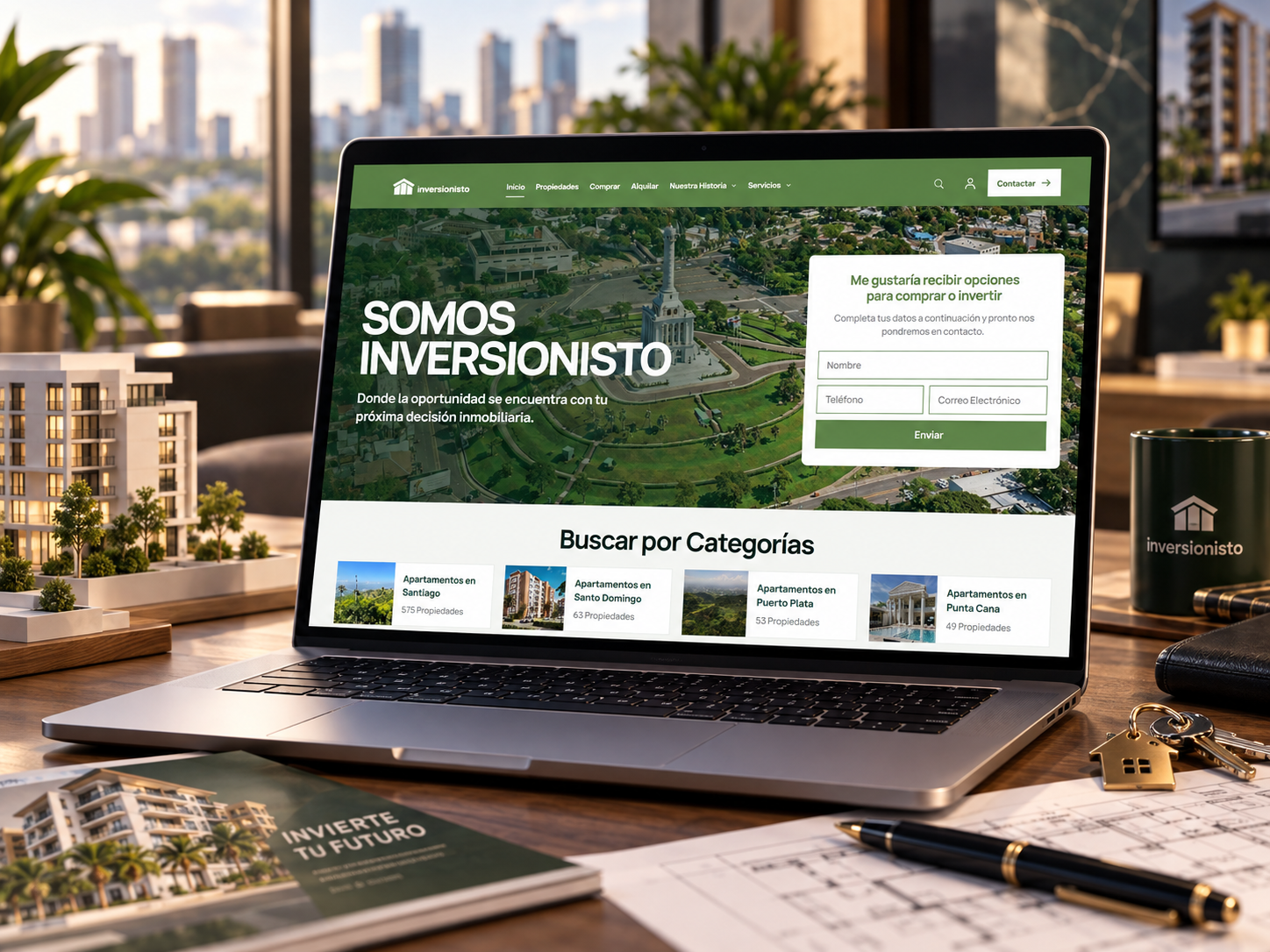 Vista del proyecto INVERSIONISTO